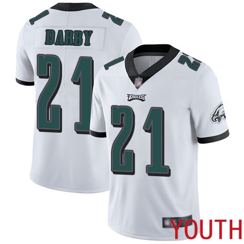 Youth Philadelphia Eagles #21 Ronald Darby White Vapor Untouchable NFL Jersey Limited Player Football->youth nfl jersey->Youth Jersey